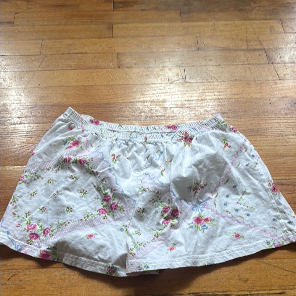100% Cotton Floral Patterned Shorts